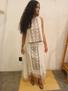 conjunto algodon blusa y falda