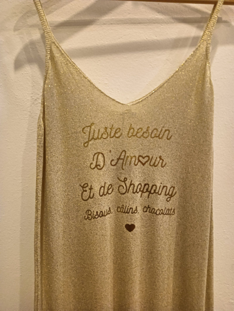 Vestido ceñido dorado