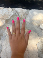 Anillo en Acero color dorado