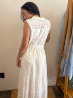 Vestido largo con cinturon