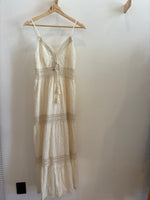 Vestido largo encaje