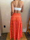 Falda larga hippie