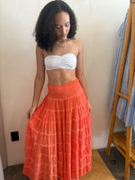 Falda larga hippie