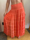 Falda larga hippie