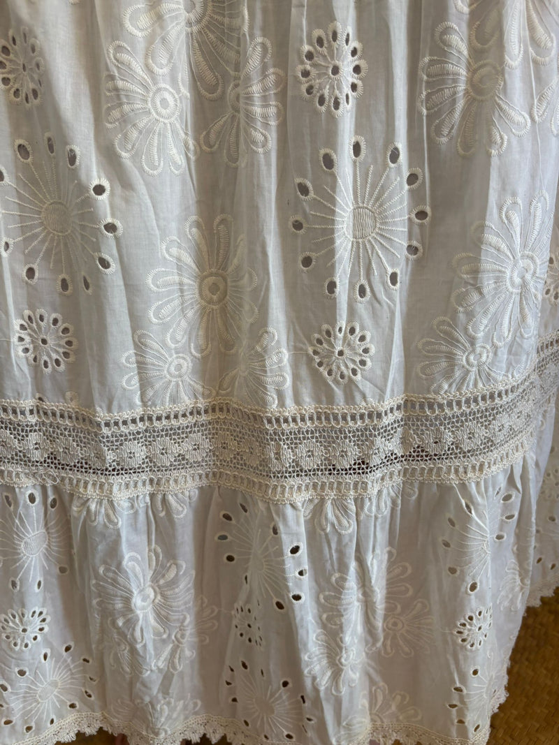 Vestido largo encaje