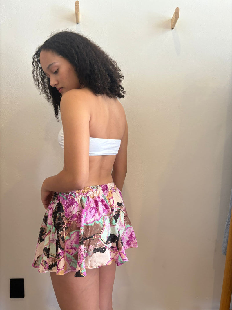 Pantalon corto estampado