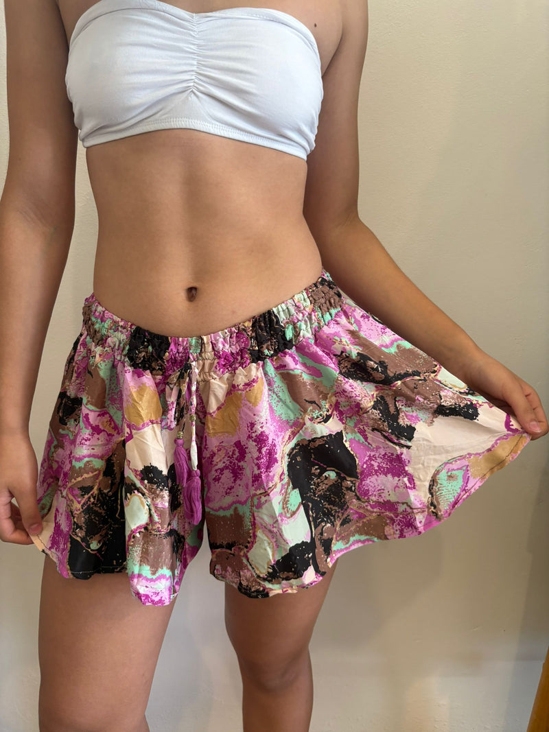 Pantalon corto estampado