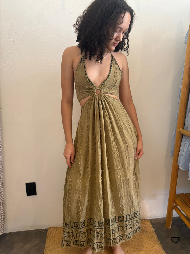 Vestido Coba Verde Oliva