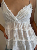 Blusa tirantes Manta de algodon