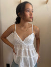 Blusa tirantes Manta de algodon