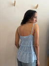 Blusa tirantes Manta de algodon