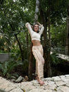 Pantalon Deshilado