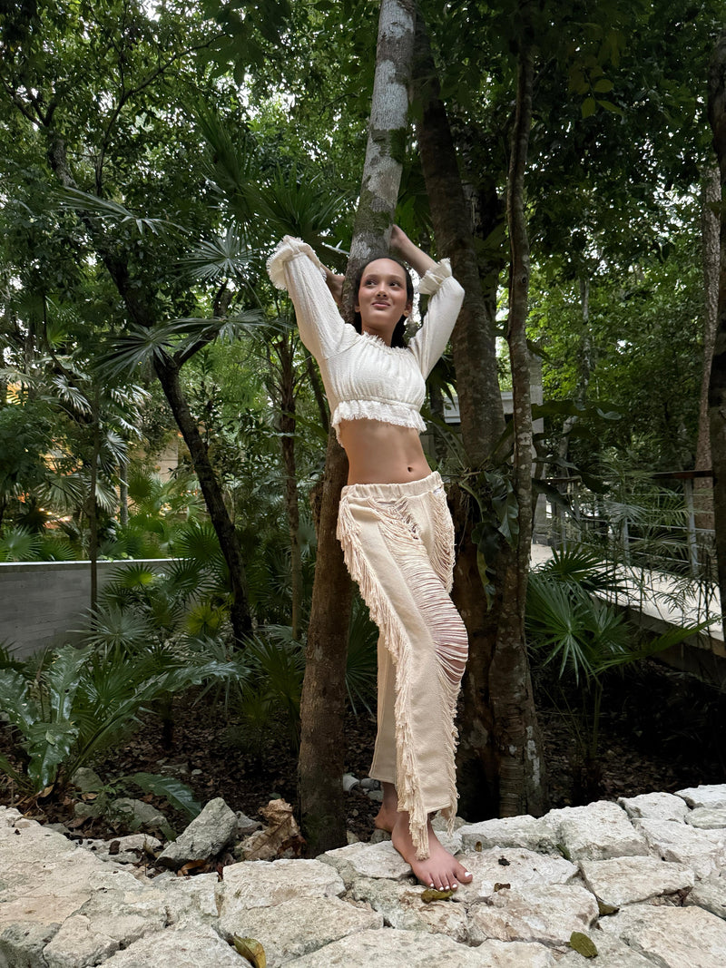 Pantalon Deshilado